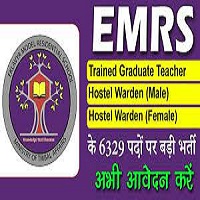EMRS 6329 TGT, Hostel Warden Online Form 2023