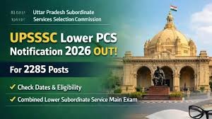UPSSSC Lower PCS Recruitment 2026 Notification Out,