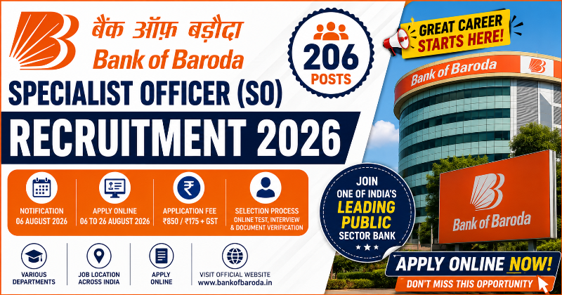 Bank of Baroda Recruitment 2026