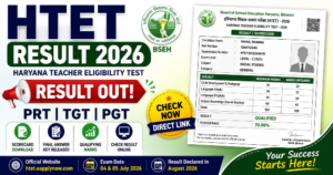 Haryana TET Result 2026